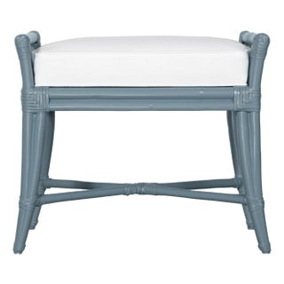 Small Malacca Bench - Regatta Blue For Sale