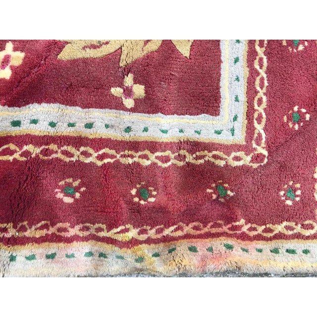 Vintage Aubusson Hand Tufted Rug, 1980s For Sale - Image 10 of 15