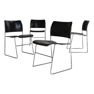1960s 40/4 Stackable Chair by David Rowland for Gf Furniture - Modernist For Sale