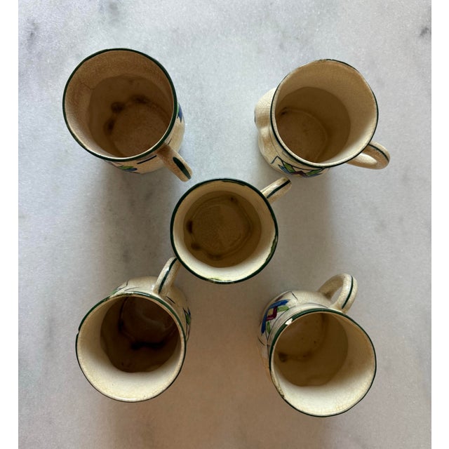 Vintage Japanese Ceramic Elephant Mugs - Set of 5 For Sale - Image 9 of 12