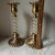 Vintage Hollywood Regency-Style Brass and Twisted Lucite Candlestick Holder For Sale - Image 4 of 9