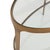 Matthew Izzo Home Brando Antique Brass Two Tier Oval Coffee Table With Glass Tops For Sale In New York - Image 6 of 9