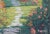 Impressionist Sean Wu Original Oil Painting of Garden For Sale - Image 3 of 5