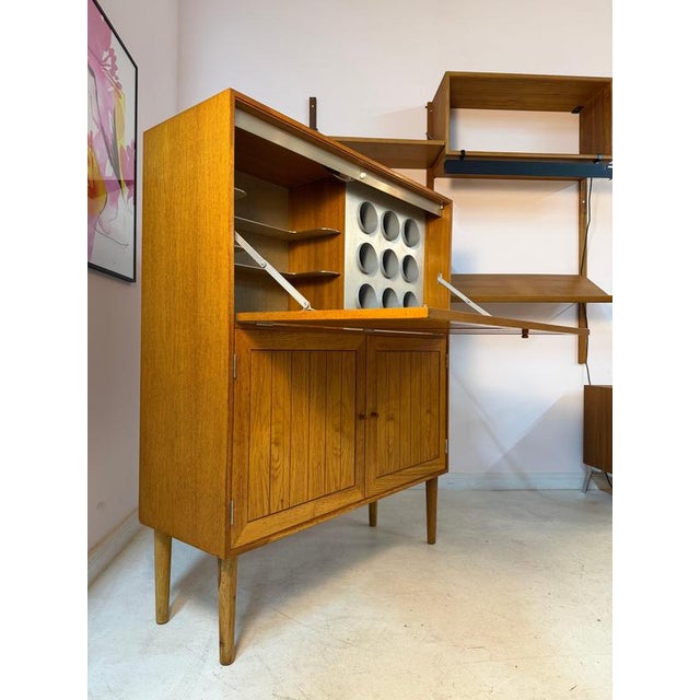 Oak Bar Cabinet by Rud Thygesen & Johnny Sørensen for HG Furniture For Sale - Image 11 of 11