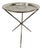 Vintage Silver Side Table, 1970s For Sale
