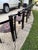 Wood 1980s Postmodern Italian Black Lacquer "Alvise" Dining Chairs by Pni - Set of 6 For Sale - Image 7 of 12