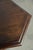 Tall Antique Oak Side Table with Wood Carving For Sale - Image 6 of 10