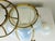 Large Gilted Metal and Iridescent Murano Glass Sconce, 1940s For Sale - Image 11 of 16