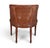 Louis XVI Carved Oak & Cane Barrel-Back Armchairs With Leopard Upholstery-Set of 6 For Sale In Los Angeles - Image 6 of 13