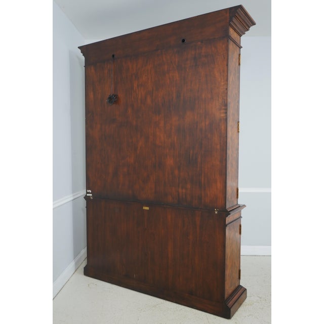 Theodore Alexander Inlaid Mahogany Large China Cabinet For Sale - Image 17 of 18