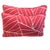 Elevate your space with this vibrant set of lumbar pillows featuring a bold color background and a modern, abstract white...