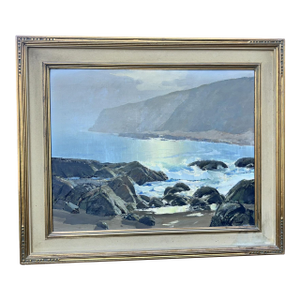 Mid 20th Century Paul Lauritz Ca. Original Oil Painting on Canvas. Palos Verdes, Ca., Framed