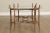 Late 20th Century Late 20th Century Glass Top Faux Bois Coffee Table For Sale - Image 5 of 12