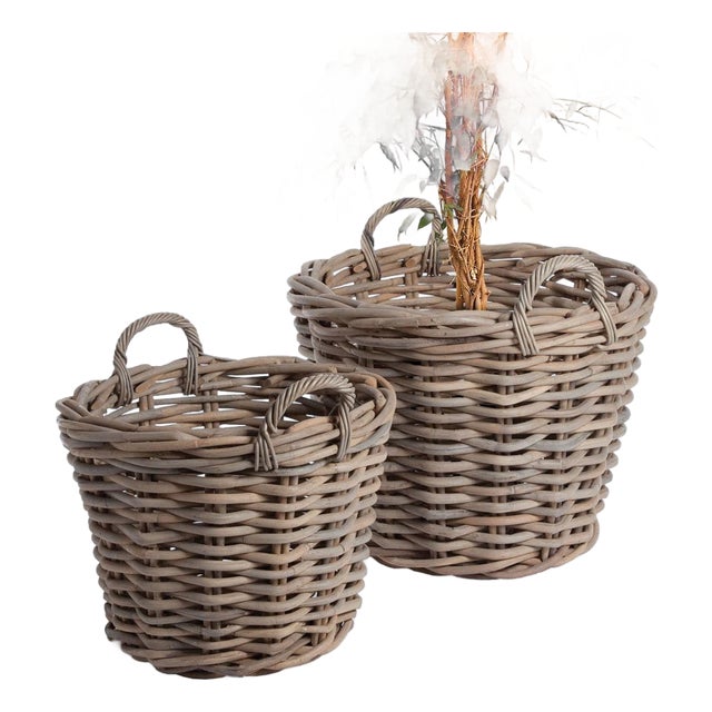 Normandy Tree Baskets, Set Of 2 For Sale
