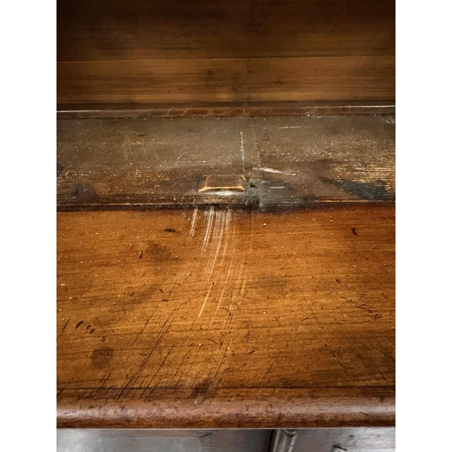 Antique Mahogany Bookcase on Cupboard, 1890s For Sale - Image 3 of 11