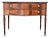 Vintage Federal Flame Mahogany Sheraton Style Server | Sideboard | Statement Entryway Piece For Sale