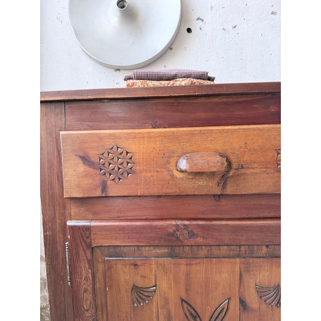 Folk Art Jam Cupboard from Savoyard, 1950s For Sale - Image 17 of 18