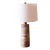 1960s Gordon and Jane Martz M191 Lamp for Marshall Studios Sanded Glaze Earthy Brown For Sale