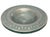 Mid-Century Modern Stephen Schlanser 16'' Diameter Silver Glass Bowl Centerpiece Greek Key. Signed For Sale - Image 3 of 10