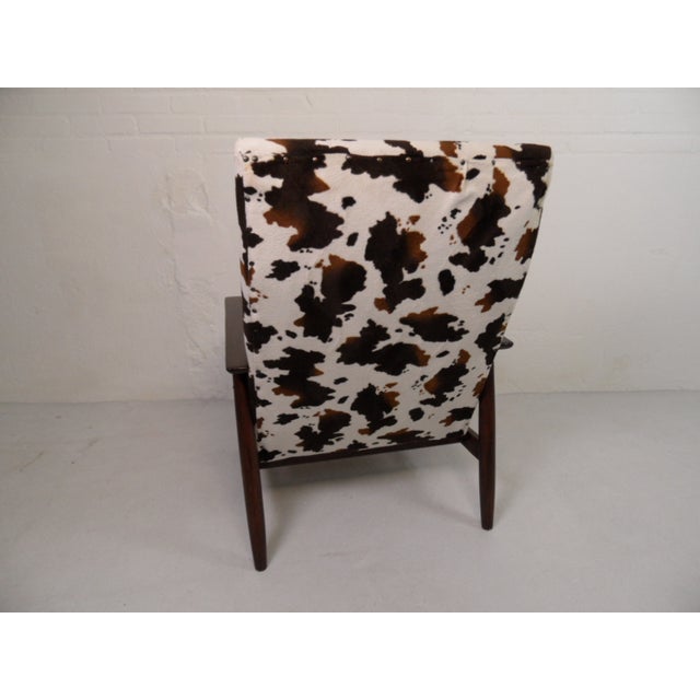 1950s Vintage Lounge Chair in Wood, 1950s For Sale - Image 5 of 10