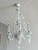 White Vintage Opalescent Murano Glass Chandelier For Sale - Image 8 of 13