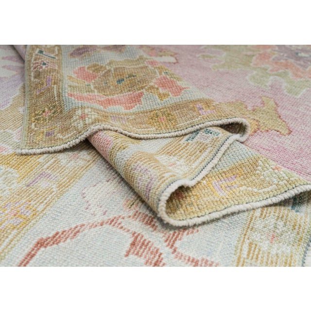 Turkish Oushak Rug 8'6" x 10'6" #20405 For Sale In Houston - Image 6 of 8