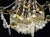 Chandelier in Brass and Crystal, 1900 For Sale - Image 4 of 7
