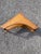 An unusual two-tiered tri-angular shaped corner table very much in the style of Maison Jansen. Of maple with a lovely...