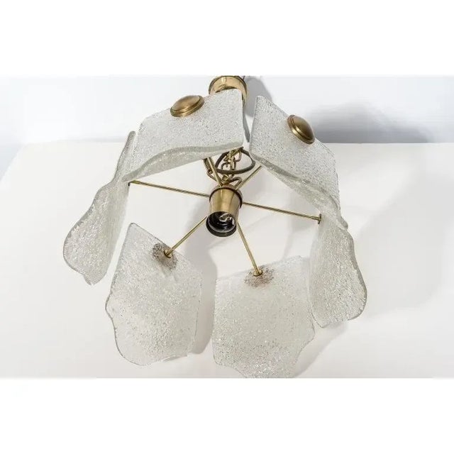 Orrefors Attrib Mid-Century Modern Chandelier For Sale - Image 11 of 13