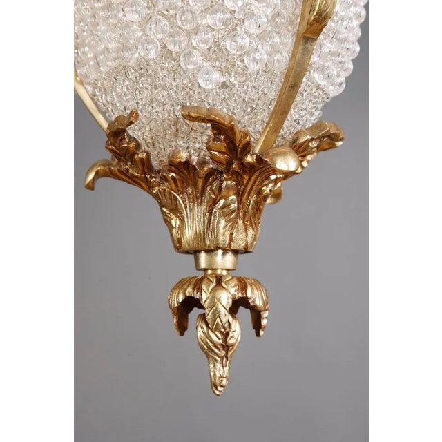20th Century Louis XVI Style Ceiling Candelabra / Chandelier For Sale - Image 4 of 11