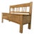 Art Nouveau Spruce Bench For Sale