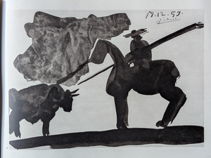 Pablo Picasso, Corrida Scene, Photogravure, 1961