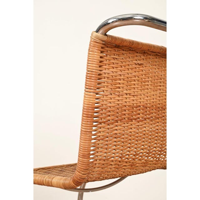 MR10 Rattan Chairs by Ludwig Mies Van Der Rohe for Knoll, 1960s, Set of 4 For Sale - Image 16 of 18