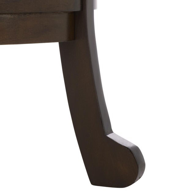 Early 21st Century Mary Pedestal Table in Dark Chocolate For Sale - Image 5 of 8