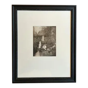 1891 "The Homes and Haunts of William Shakespeare" Photogravure- 3 Women