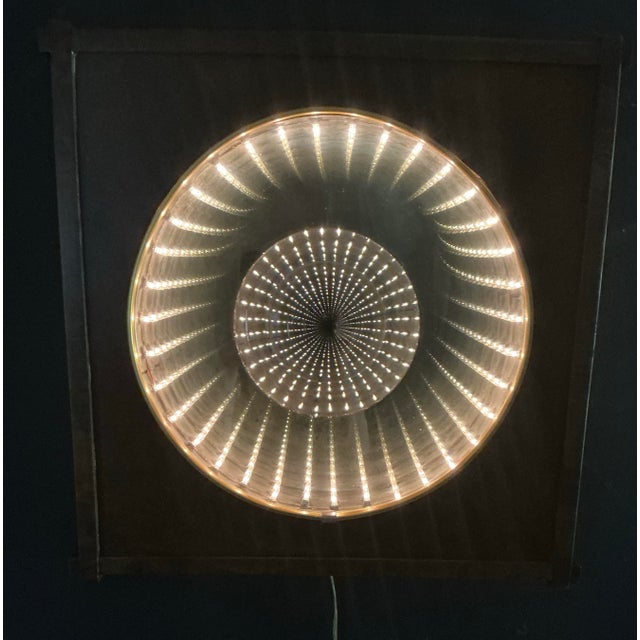 Mid 20th Century Mid-Century 3-D Infinity Wall Light, Late 60's Early 70's For Sale - Image 5 of 12