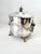 English Silver Plate Tea Caddy with Lion & Ring Handles For Sale - Image 4 of 8