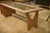Brown Coffee Table with Magazine Rack in Oak and Ceramic by Guillerme et Chambron for Votre Maison, 1950s For Sale - Image 8 of 12