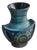 French Blue Ceramic Vase by Jean de Lespinasse, 1960s For Sale