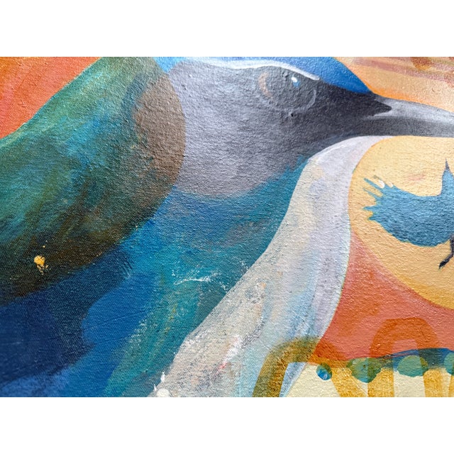 “Jays Make My Days 2” Bird Art LWren Walraven For Sale - Image 9 of 10