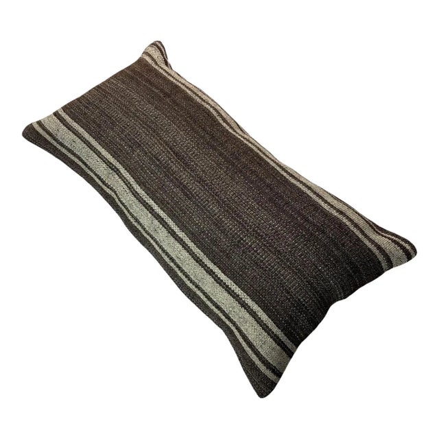 Vintage Turksih Kilim Pillow Cover For Sale - Image 9 of 11