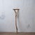 Folk Art Vernon Edwards Crutch-Form Walking Stick, 1980s For Sale - Image 3 of 9