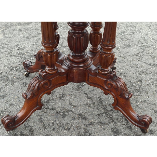 Refinished William IV Figured Mahogany Sutherland Center Table/Breakfast Table, C. 1830s For Sale - Image 12 of 14