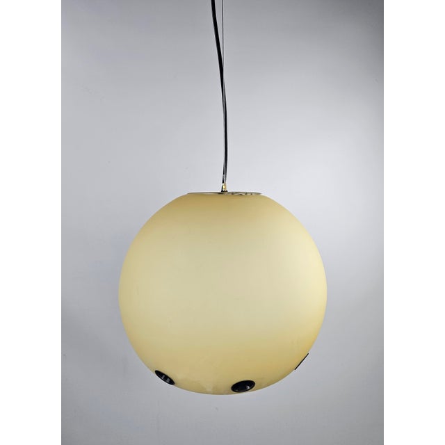 Italian Glass Pendant Lamp by Rodolfo Dordoni, 1980s For Sale - Image 3 of 9