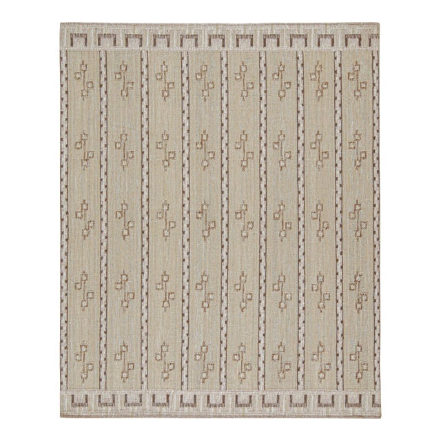 Selby Rug by Celerie Kemble for Chairish in Beige, Blush & Brown, 3'x10' For Sale