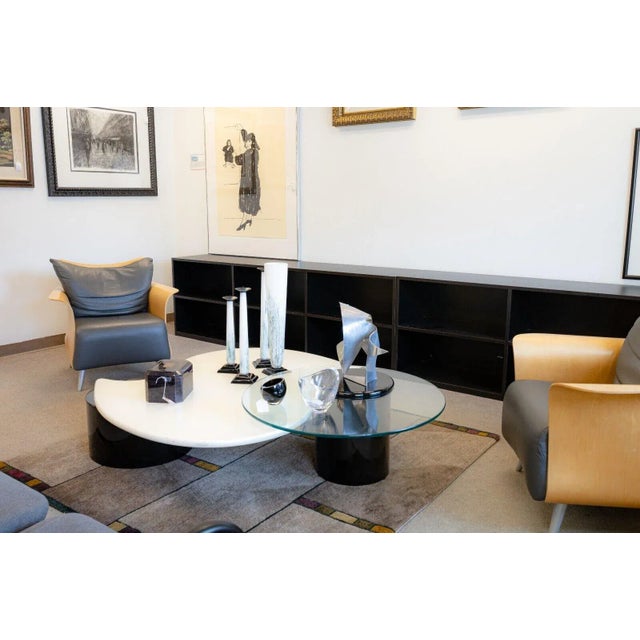 Modern Late 20th Century Post Modern Black Wood Modular Shelving Storage Unit For Sale - Image 3 of 7