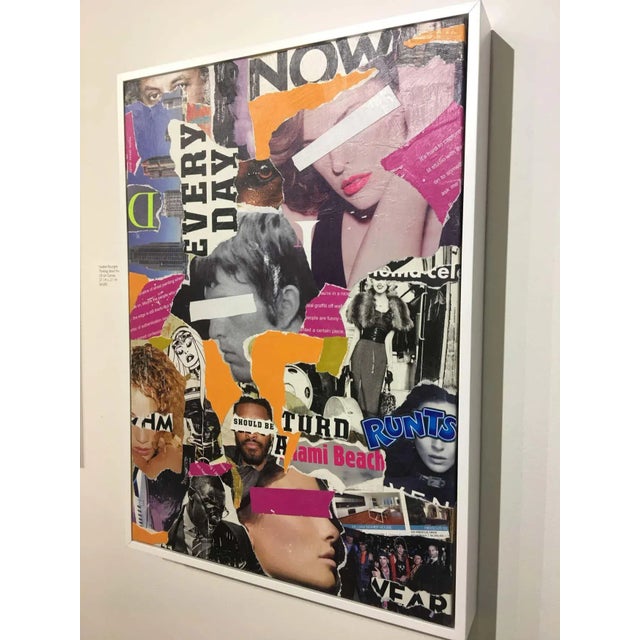 Abstract William Finlayson Jr. Framed Mixed Media Painting Titled : Every Day Now 2015 For Sale - Image 3 of 12