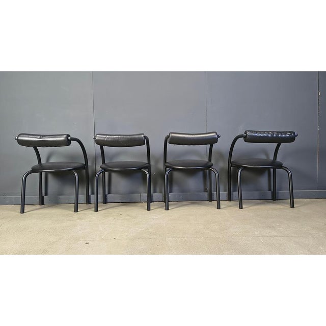 Postmodern Dining Chairs, 1980s, Set of 4 For Sale - Image 6 of 14