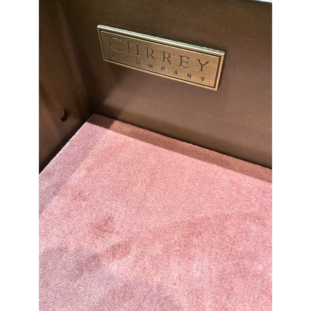 Currey & Company Modern Taupe Lacquered Colette Chest of Drawers For Sale In Atlanta - Image 6 of 6