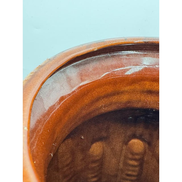 Beige Brutalist Fat Lava Floor Vase by Jünger Keramik, Germany, 1970s For Sale - Image 8 of 18